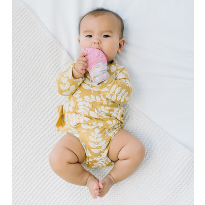 *NEW OPTION* Itzy Mitt™ Silicone Teething Mitts: Bunny - Persnickety Shop