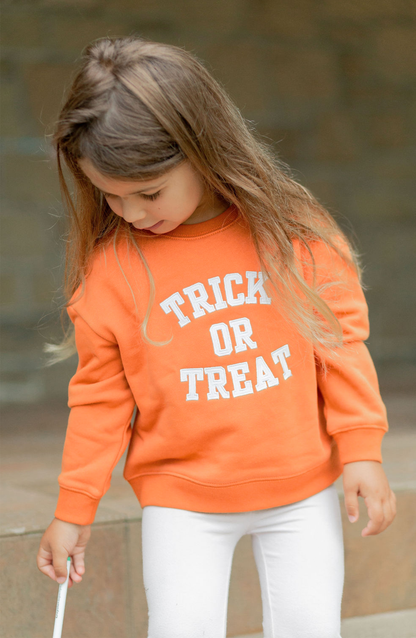 Trick-or-Treat Halloween Sweatshirt (sizes 6m - 10): 12-18m - Persnickety Shop