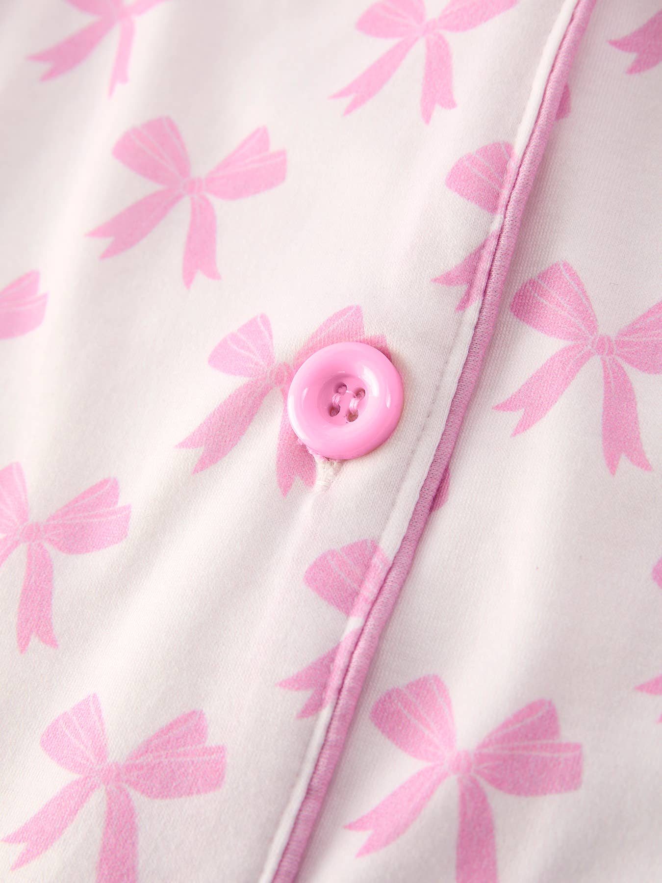 Mommy & Me Pink Bow Print Ruffle Pajama Set: 5 / KIDS - Persnickety Shop