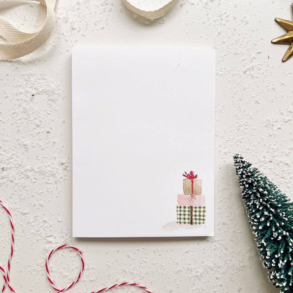 Christmas notepad: Gifts - Persnickety Shop