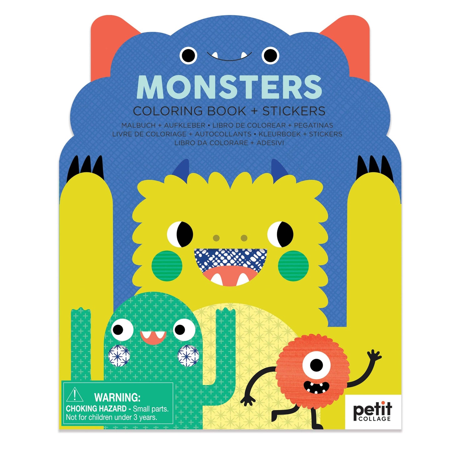 Coloring Book with Stickers: Monsters - Persnickety Shop
