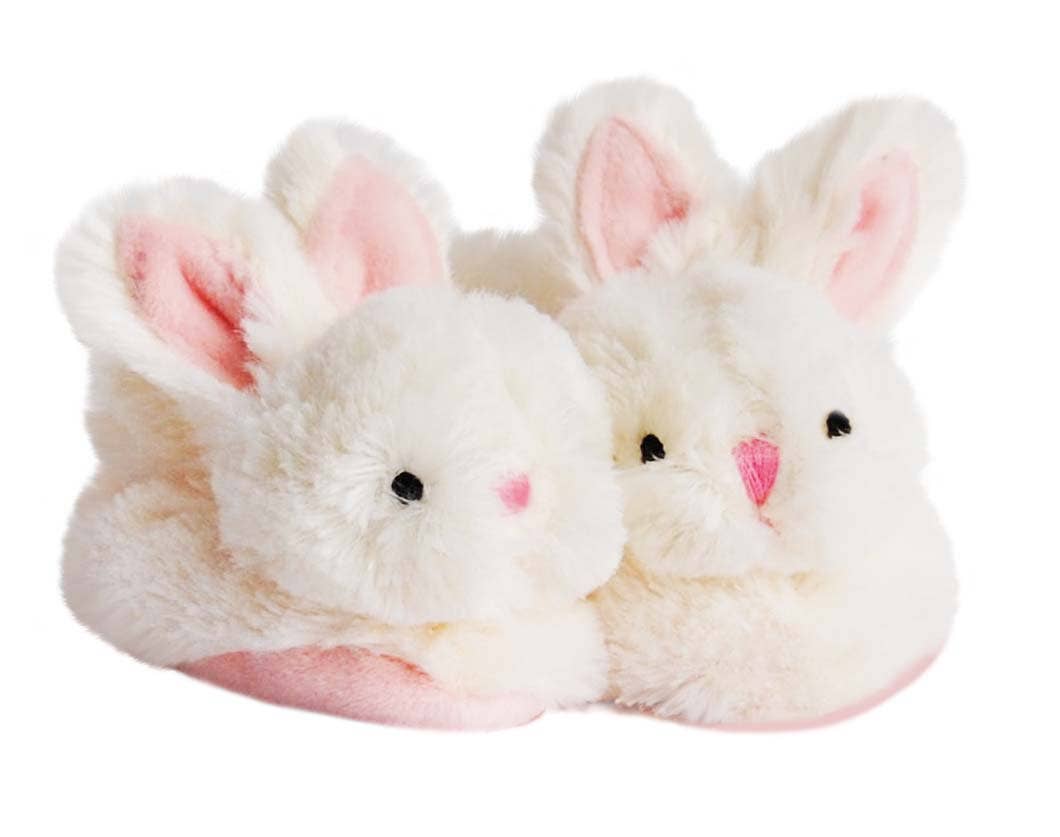 Pink Bunny Booties with Rattle - Persnickety Shop