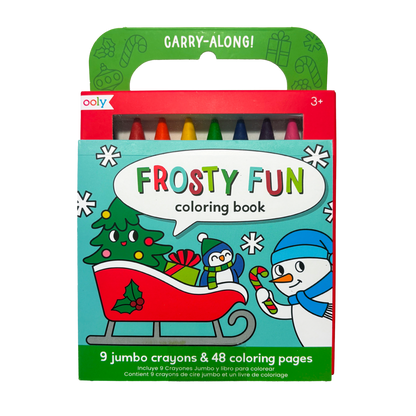 Ooly Carry-Along Coloring Book Set - Frosty Fun