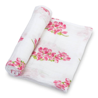 Dogwoods In Bloom Baby Swaddle Blanket - Persnickety Shop