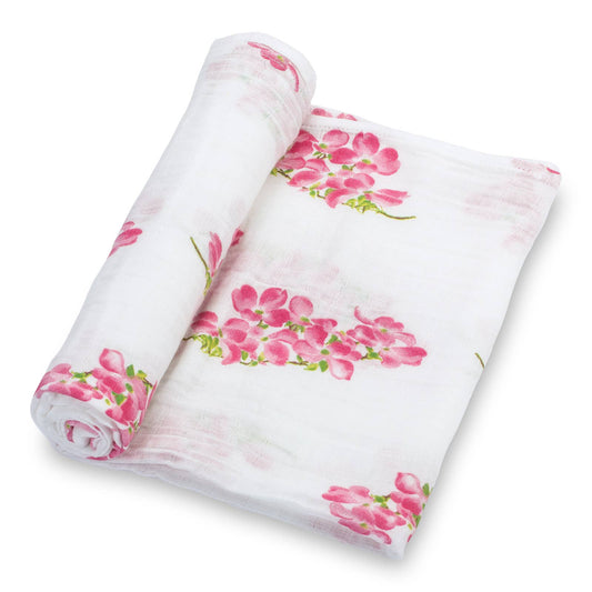 Dogwoods In Bloom Baby Swaddle Blanket - Persnickety Shop