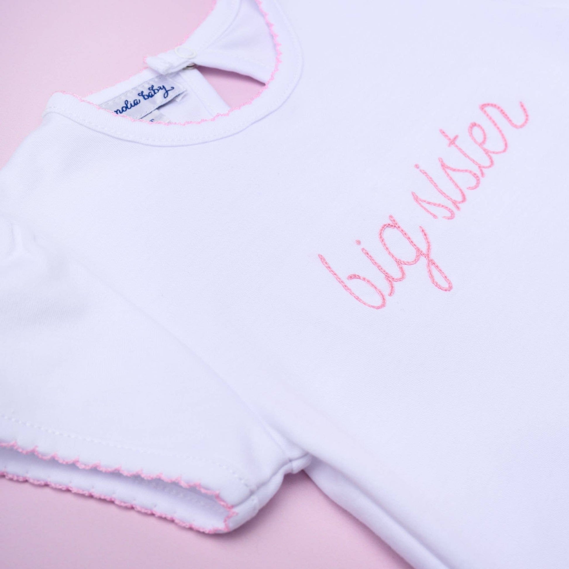 Big Sister Embroidered T-Shirt: 3T - Persnickety Shop