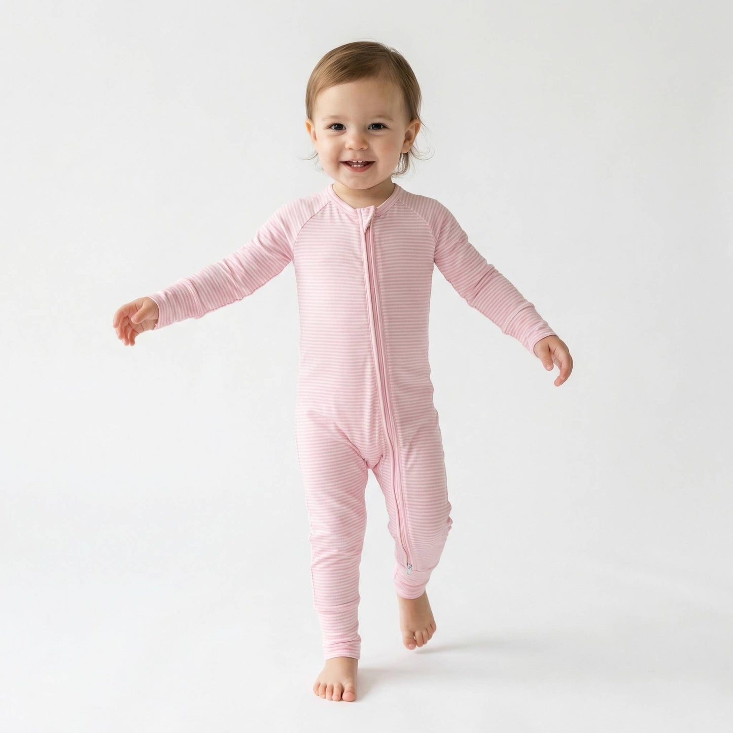 Peony Stripe Bamboo Sleeper