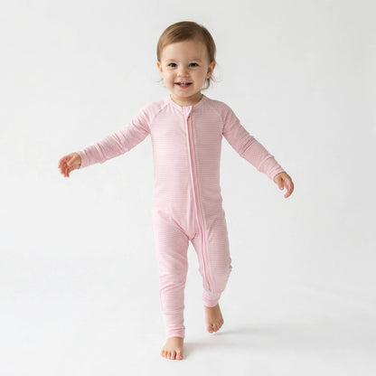 Peony Stripe Bamboo Sleeper