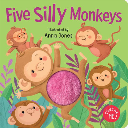 Squeak Me!: Five Silly Monkeys by: Board Books; 8 pages / English