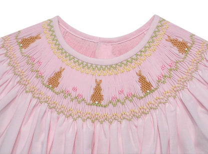 Pink Savannah Bishop Dress - Hop To It - Persnickety Shop