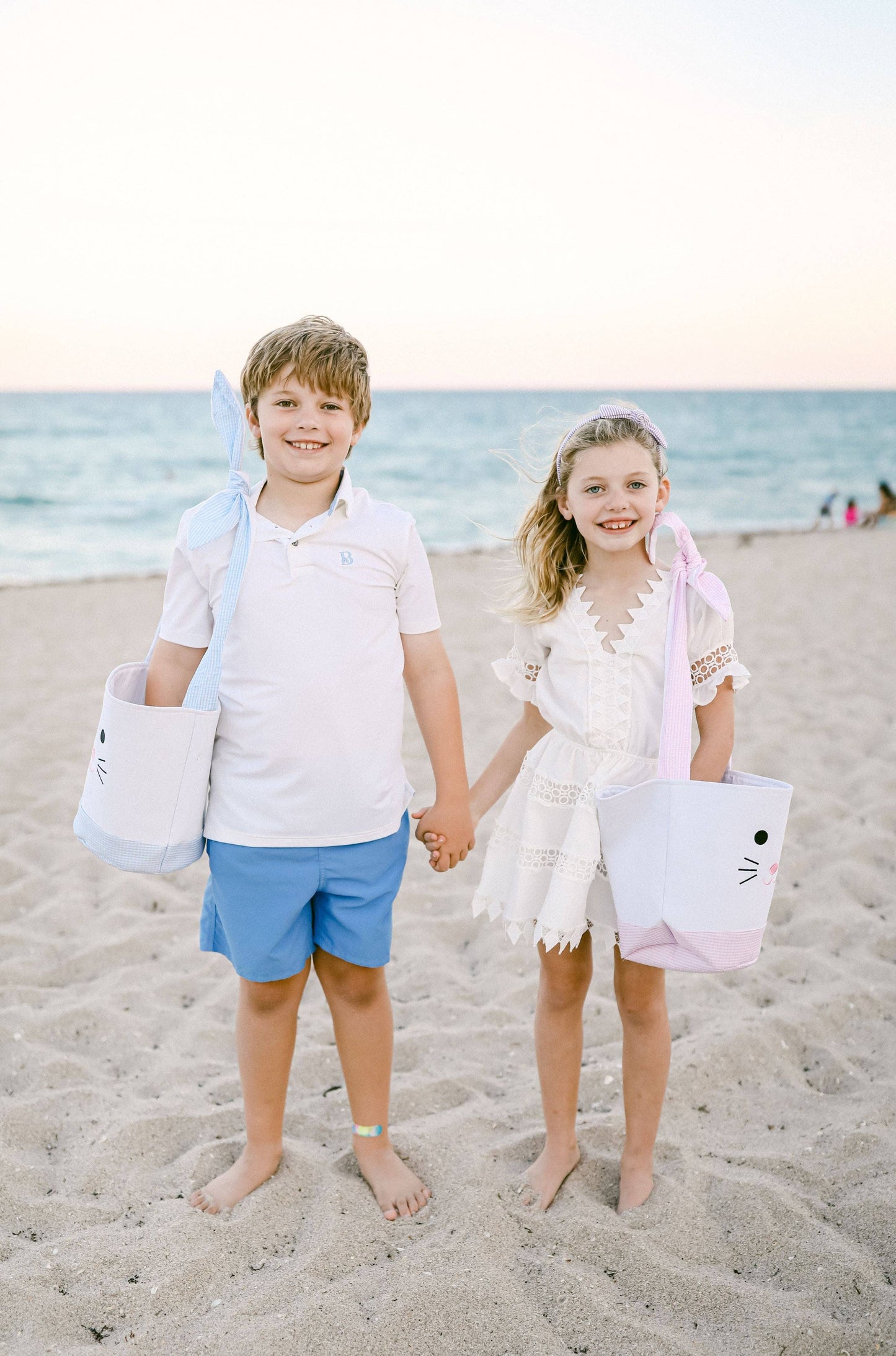 Easter Bunny Basket, Blue - Persnickety Shop
