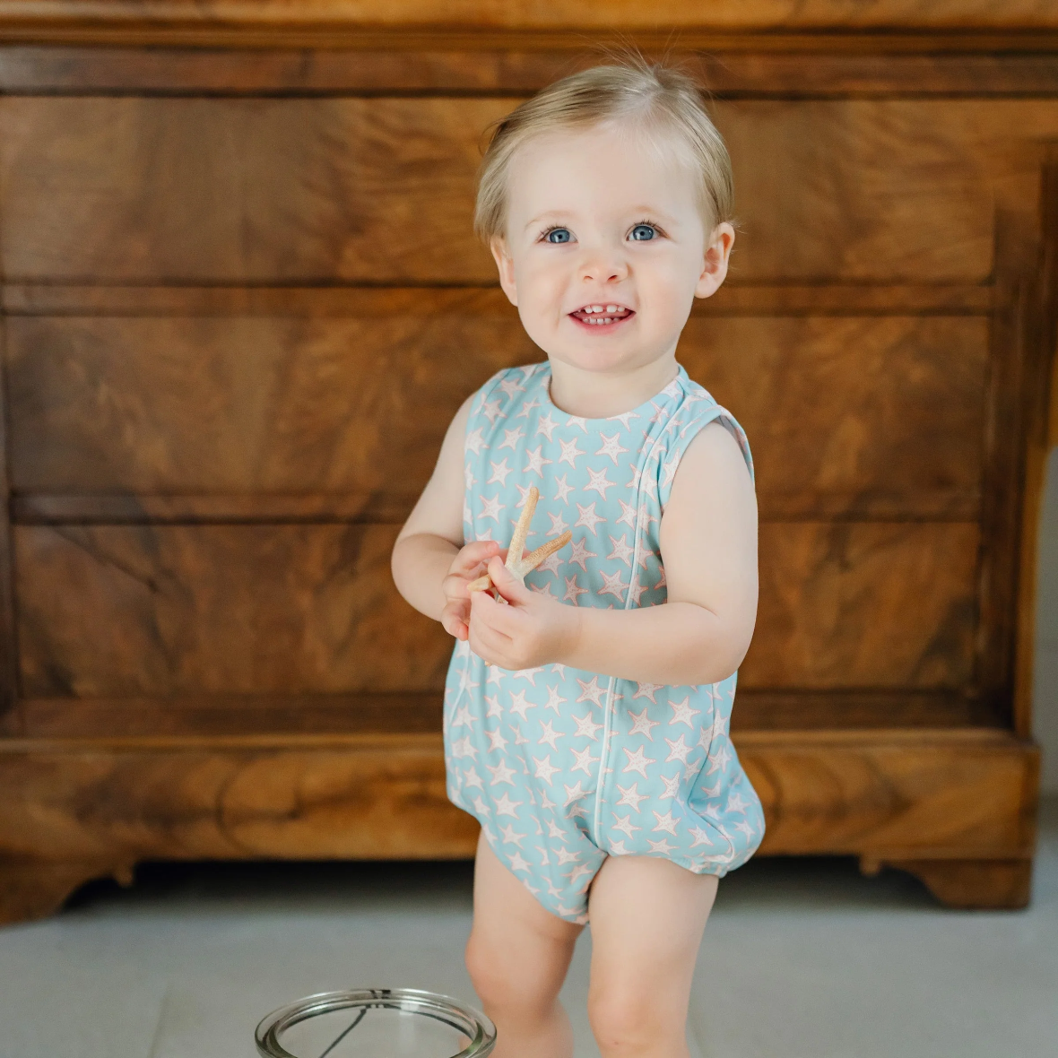 REID BOYS' PIMA COTTON BUBBLE - SEASIDE STARFISH - Persnickety Shop