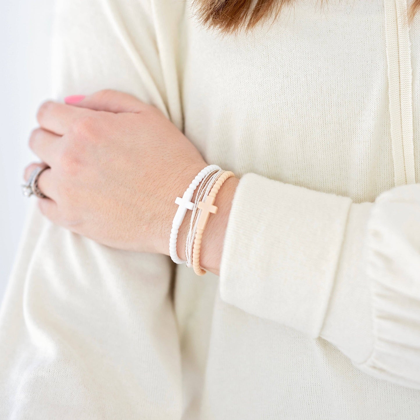 Jesus Bracelets - Singles: Orange / Small - Persnickety Shop