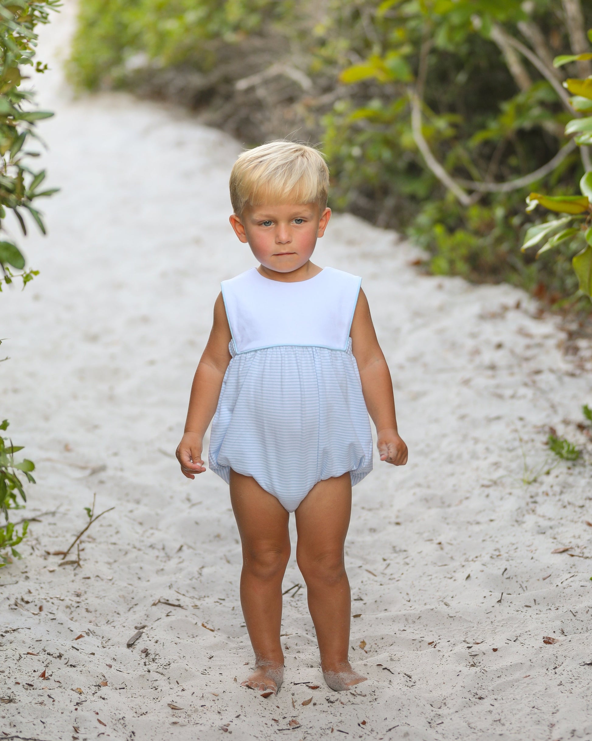 Trotter Street Kids Noah Bubble - Cornflower Blue Stripe - Persnickety Shop