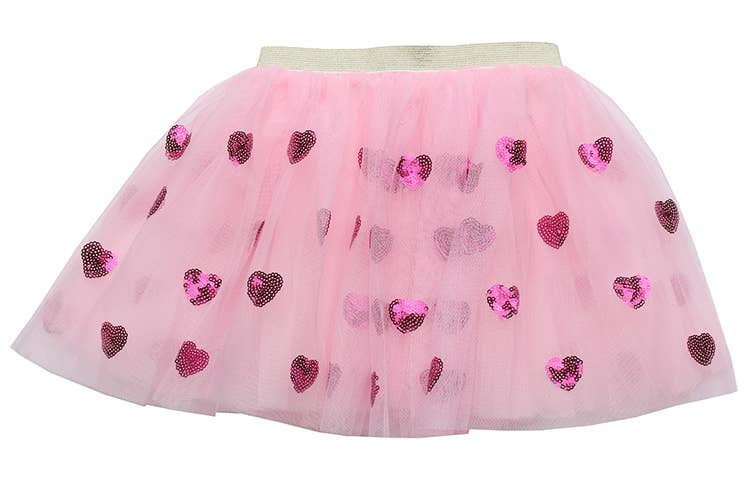 Hot Pink/Pink Heart Tutu: 2-6 year