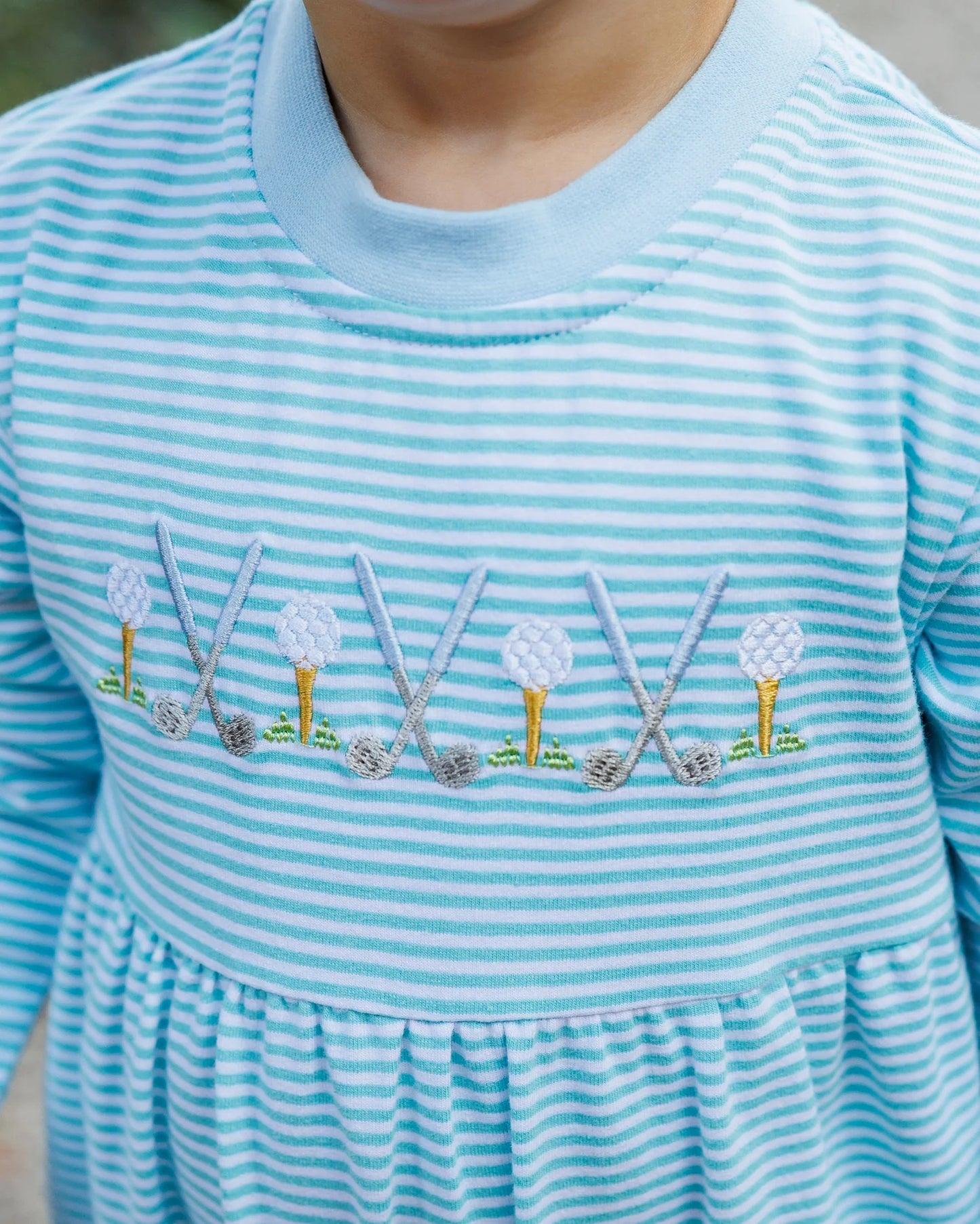 PRE-ORDER | Tee Time Romper Jellybean by Smock Candy - Persnickety Shop