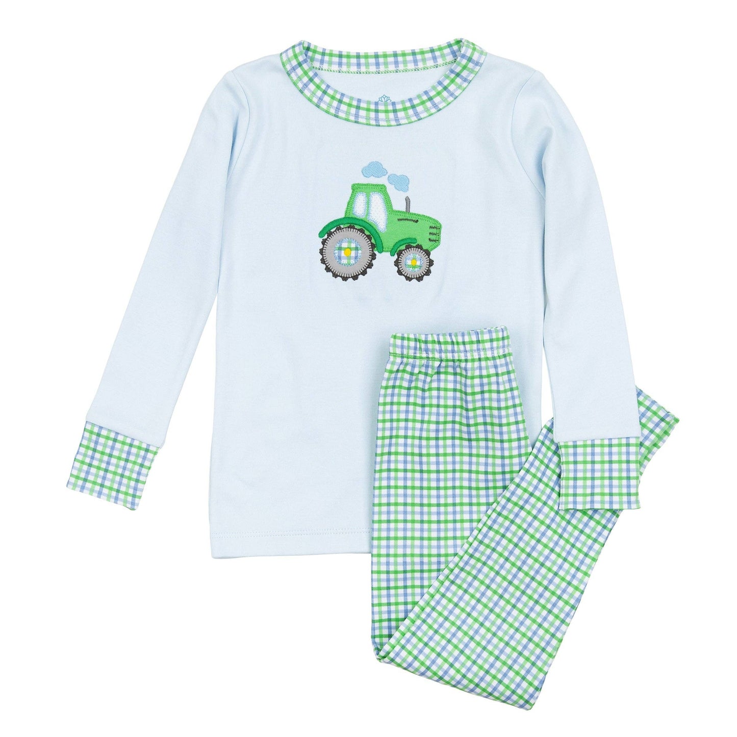 Tractor Tales Applique Long Pajamas: 2T - Persnickety Shop