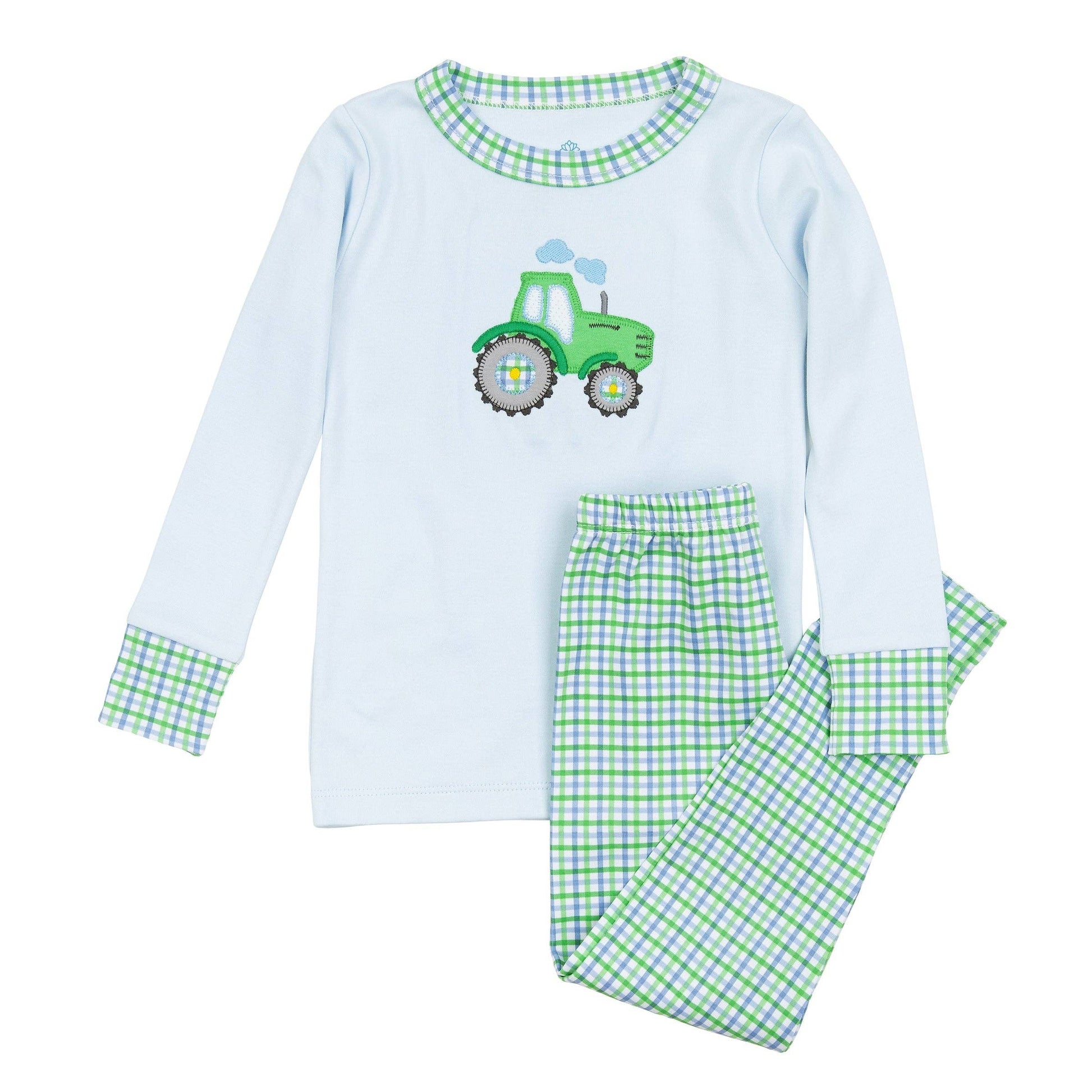 Tractor Tales Applique Long Pajamas: 2T - Persnickety Shop