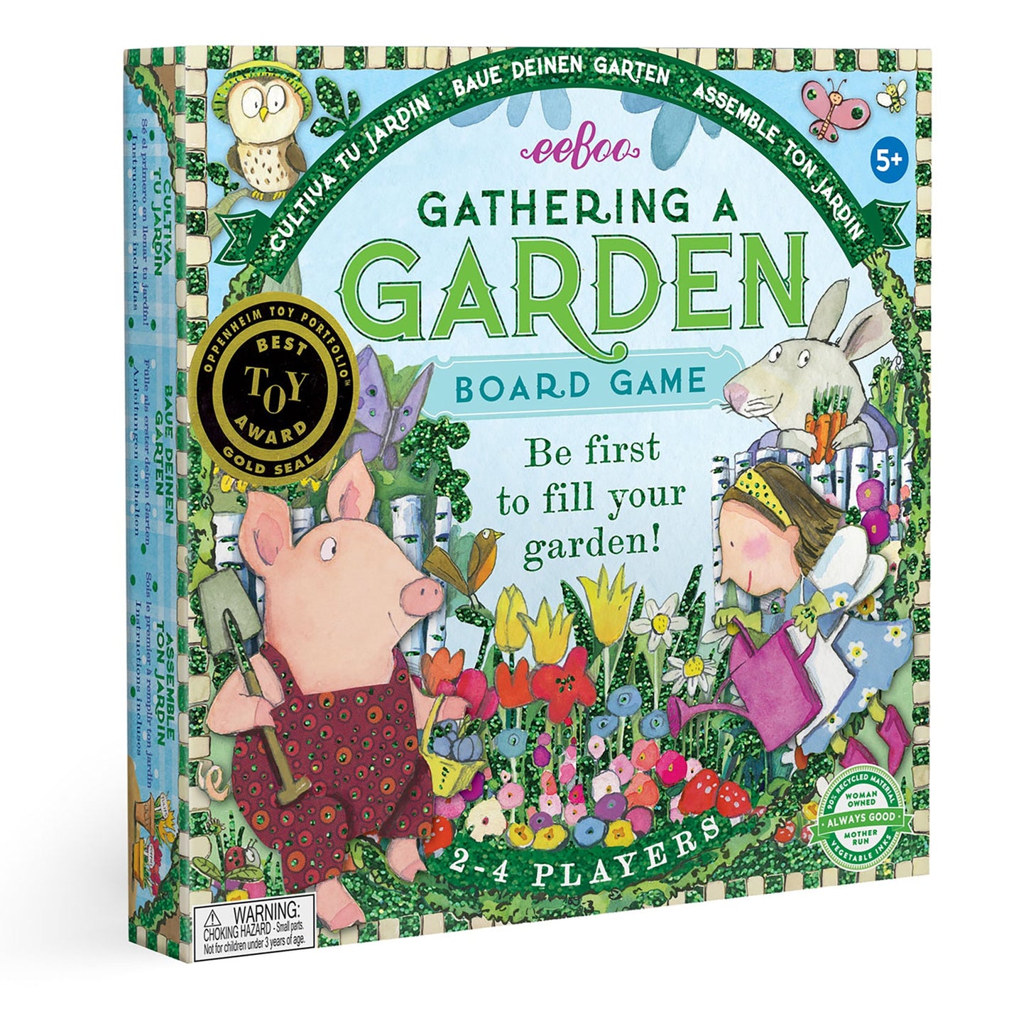 Eeboo Gathering a Garden Board Game - Persnickety Shop