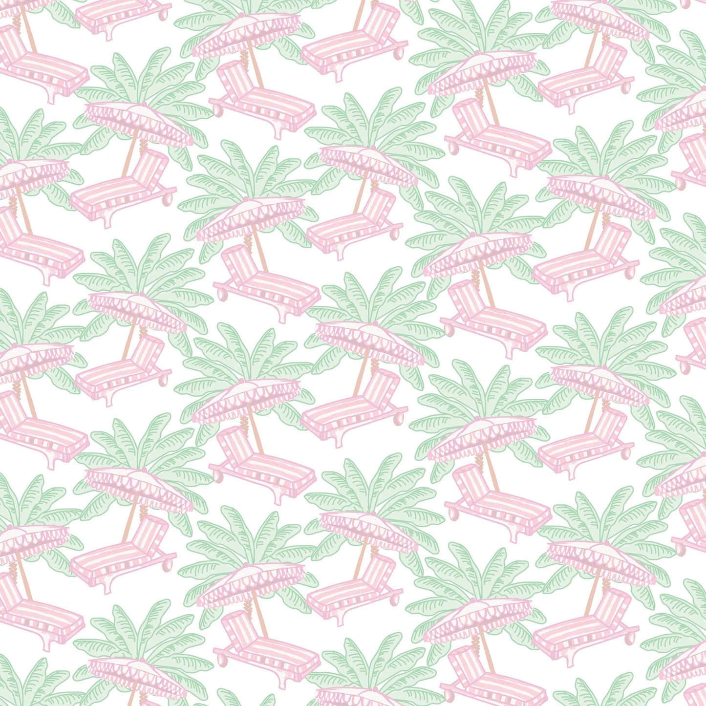 RAE GIRLS' ROMPER - POOLSIDE PALMS - Persnickety Shop