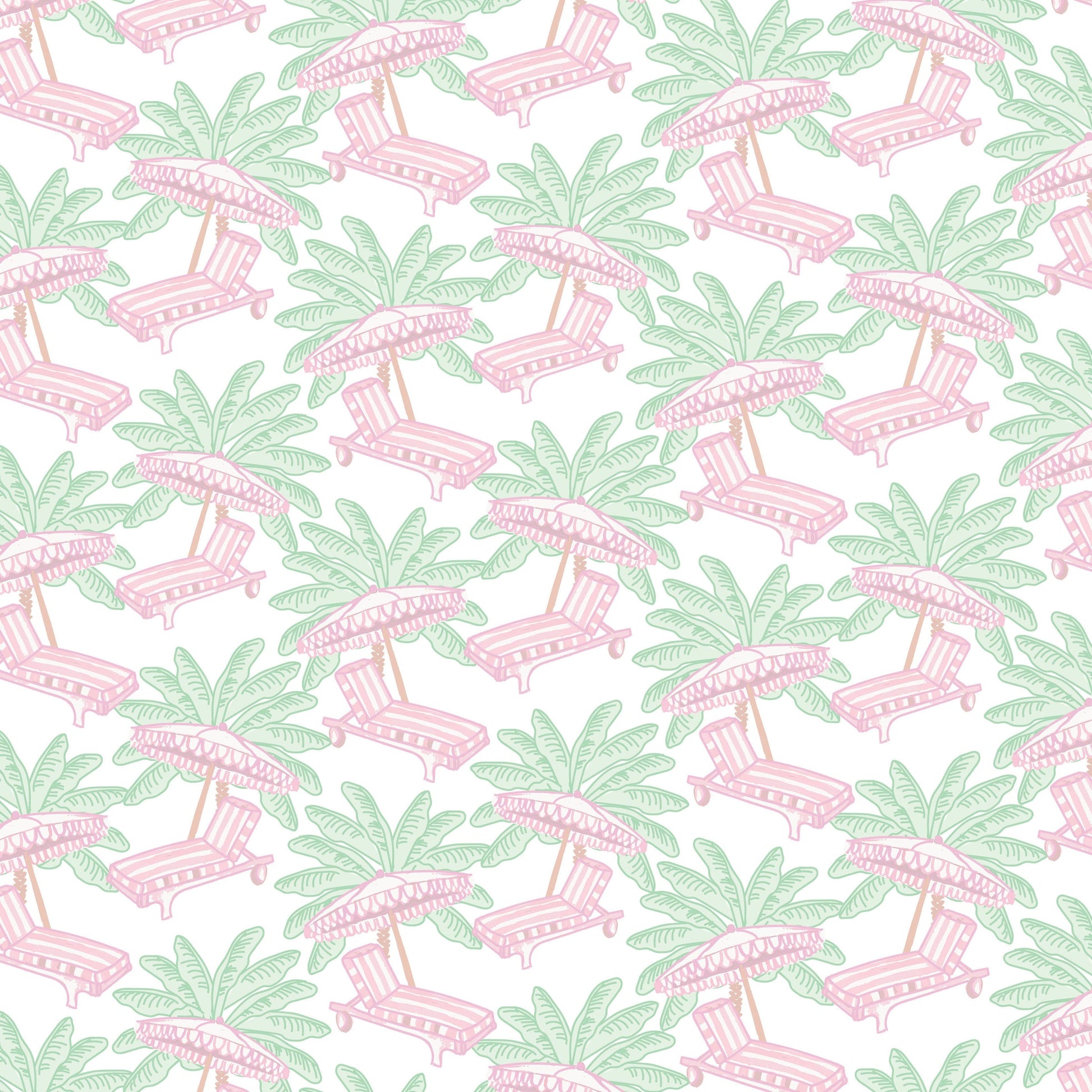 RAE GIRLS' ROMPER - POOLSIDE PALMS - Persnickety Shop