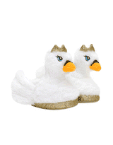 Swan Princess Light-Up Slippers White - Persnickety Shop
