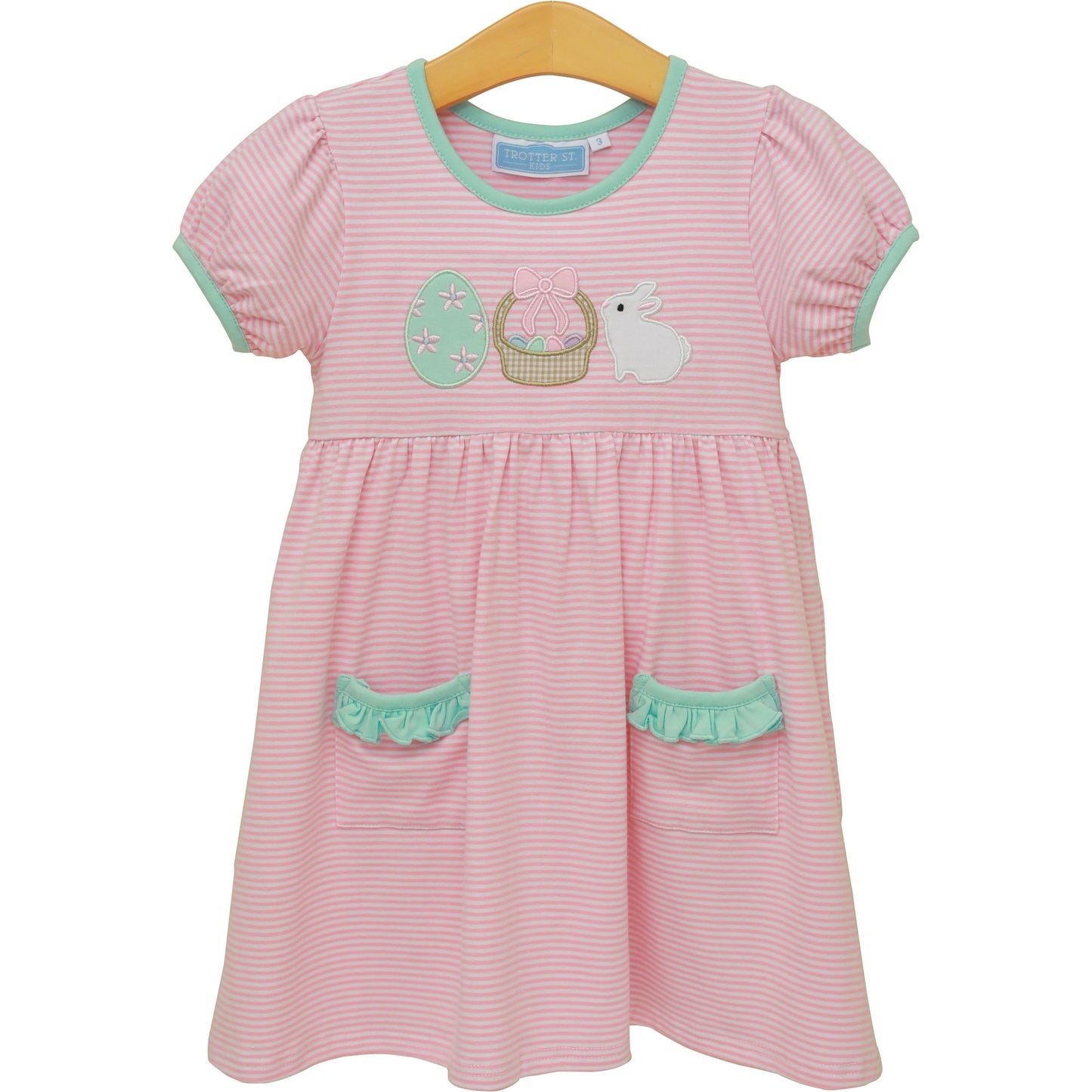 Trotter Street Kids Bunnies & Baskets Dress - Persnickety Shop
