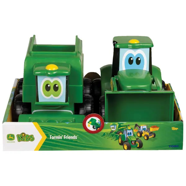 John Deere Farmin Friends 2 Toy Set - Johnny Tractor and Corey Combine - Persnickety Shop