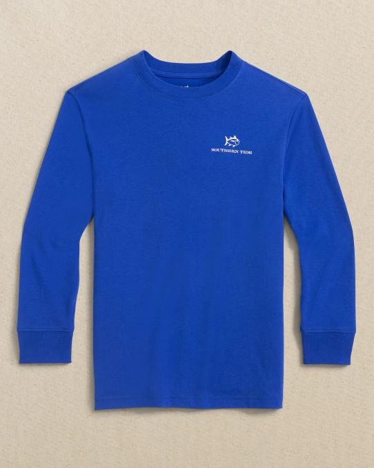 Southern Tide Kids Skipjack Lights Long Sleeve T-Shirt - Persnickety Shop