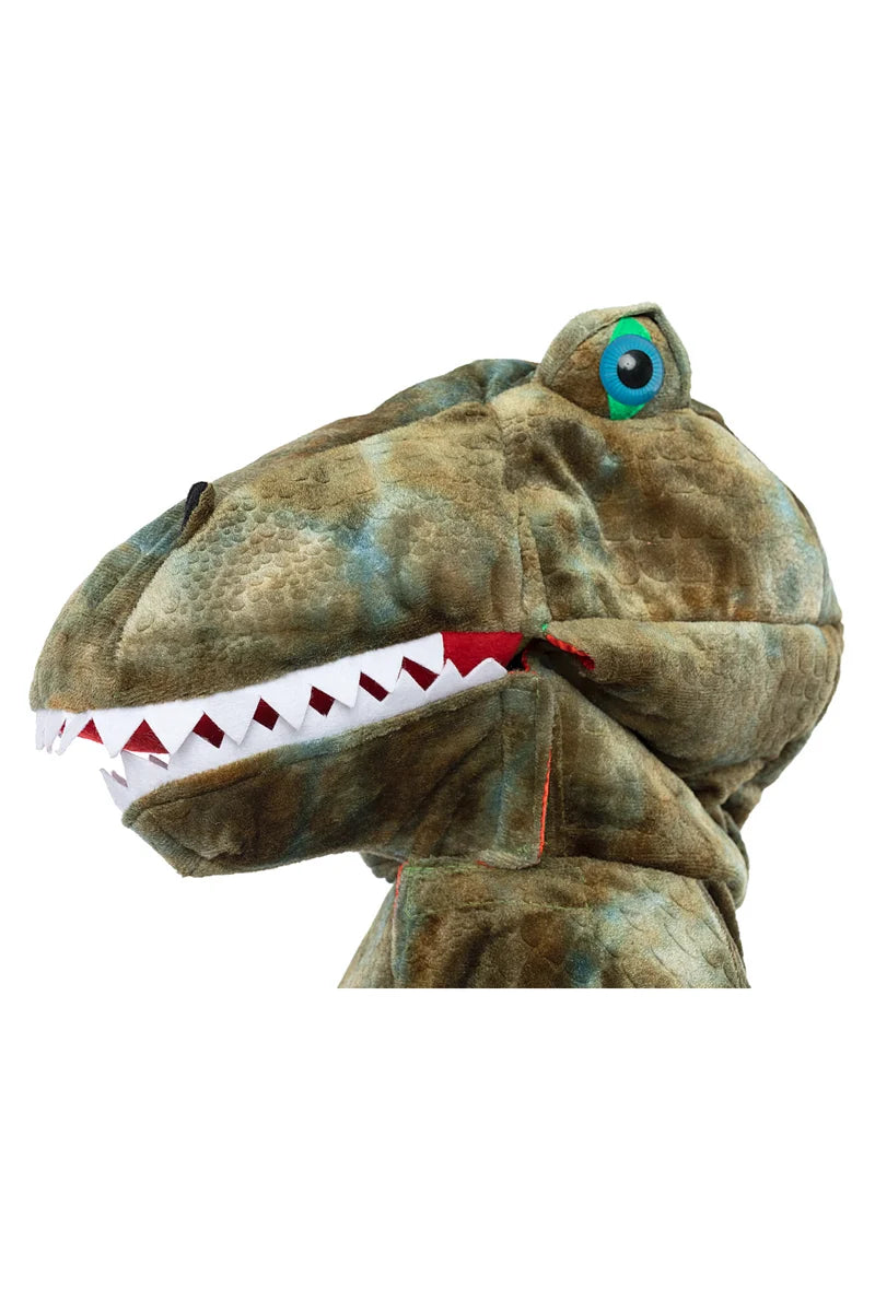 Great Pretenders Grandasaurus T-Rex Cape With Claws, Green, Size 4-6