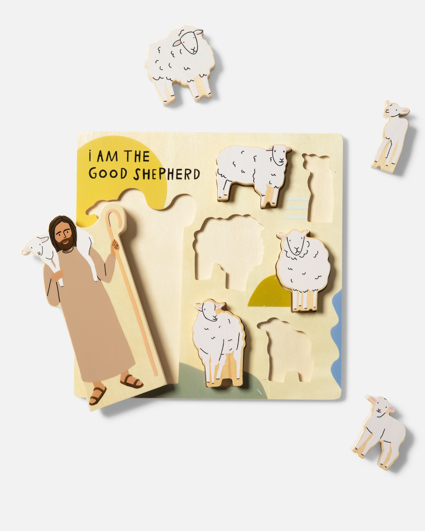 Good Shepherd Wooden Puzzle - Persnickety Shop