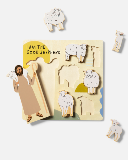 Good Shepherd Wooden Puzzle - Persnickety Shop