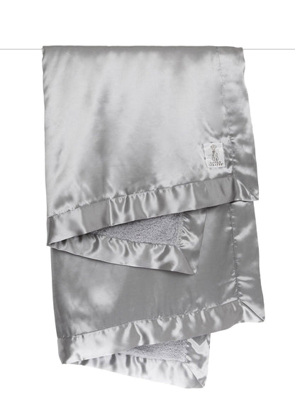 Chenille Satin™ Baby Blanket: Pink