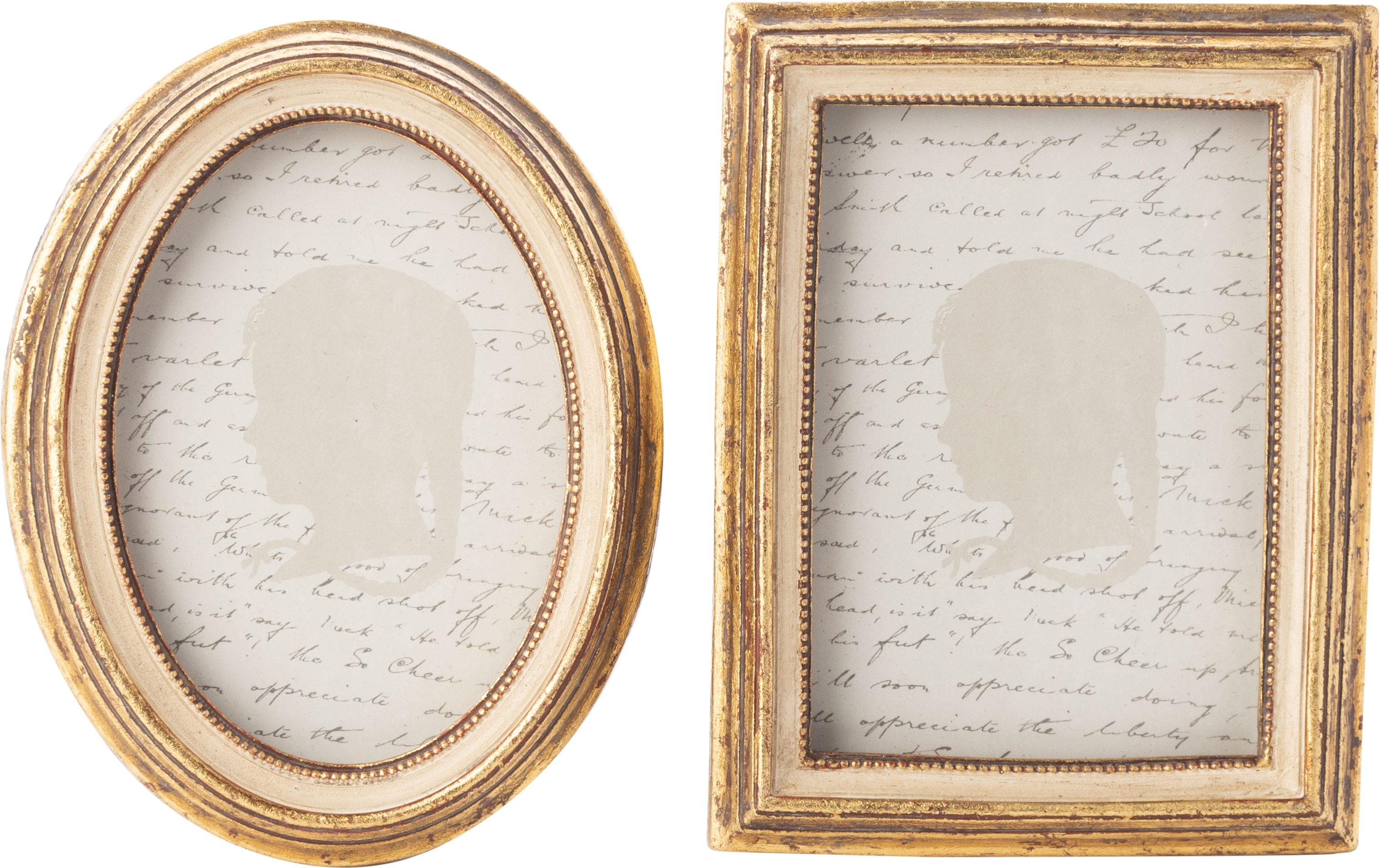 Antique Cream and Gold Mini Frame - Persnickety Shop