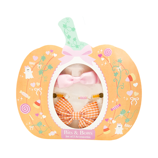 Pumpkin Bracelet & Bows Gift Set - Persnickety Shop
