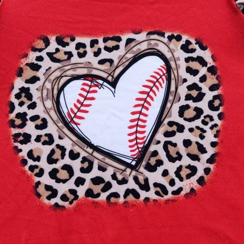 Heart Baseball Leo Girls Set