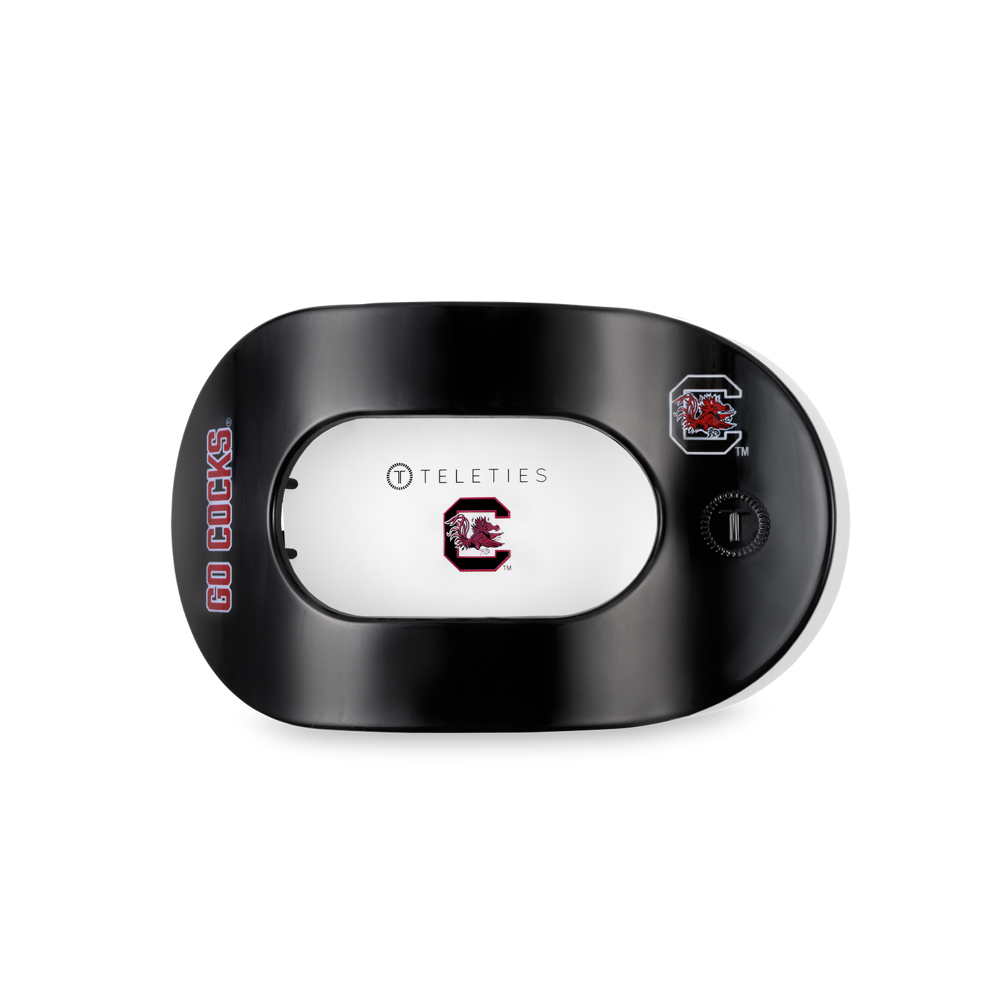 Flat Round Hair Clip | Medium | Go Cocks!