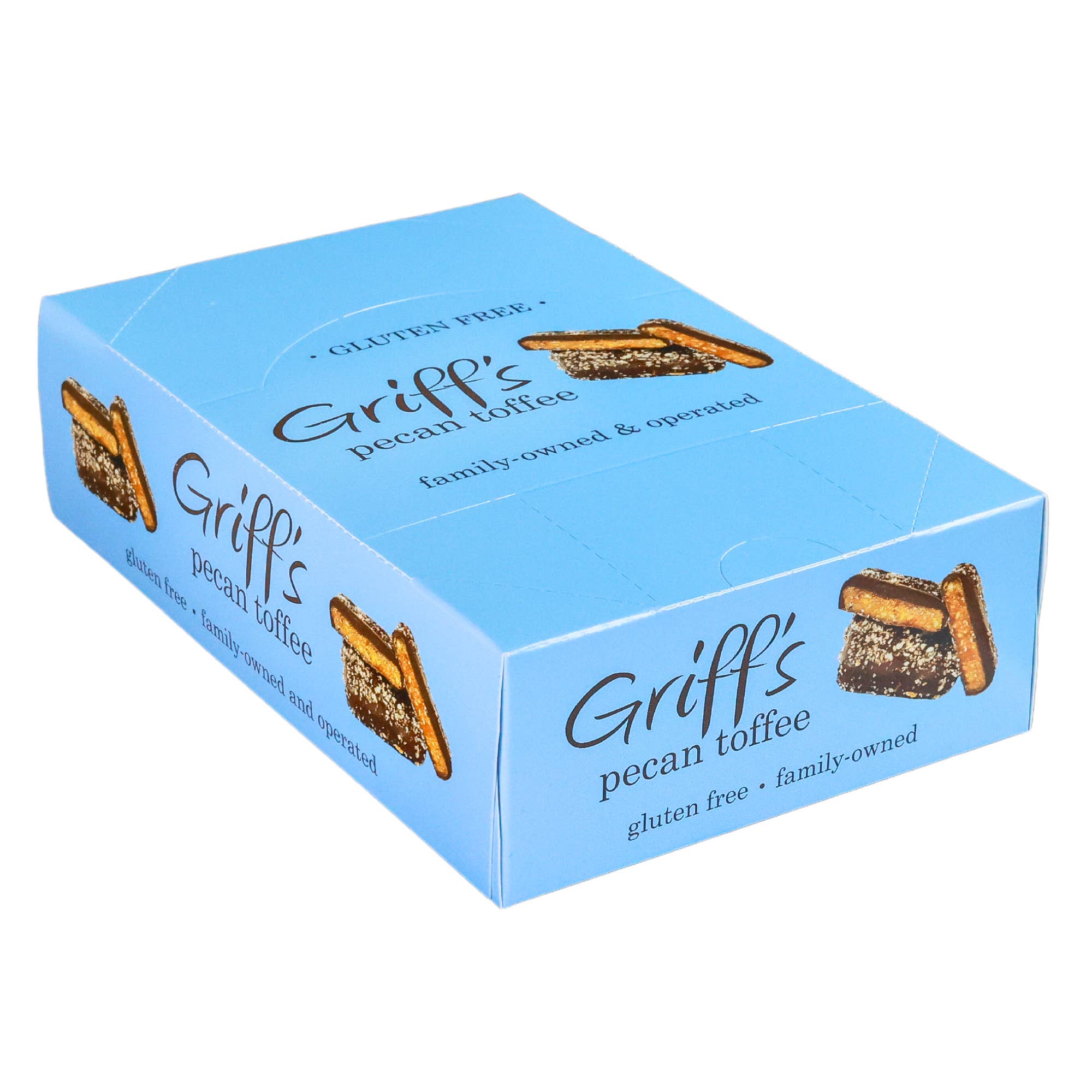 Griff's Pecan Toffee - 1oz Dark Chocolate Toffee - Persnickety Shop