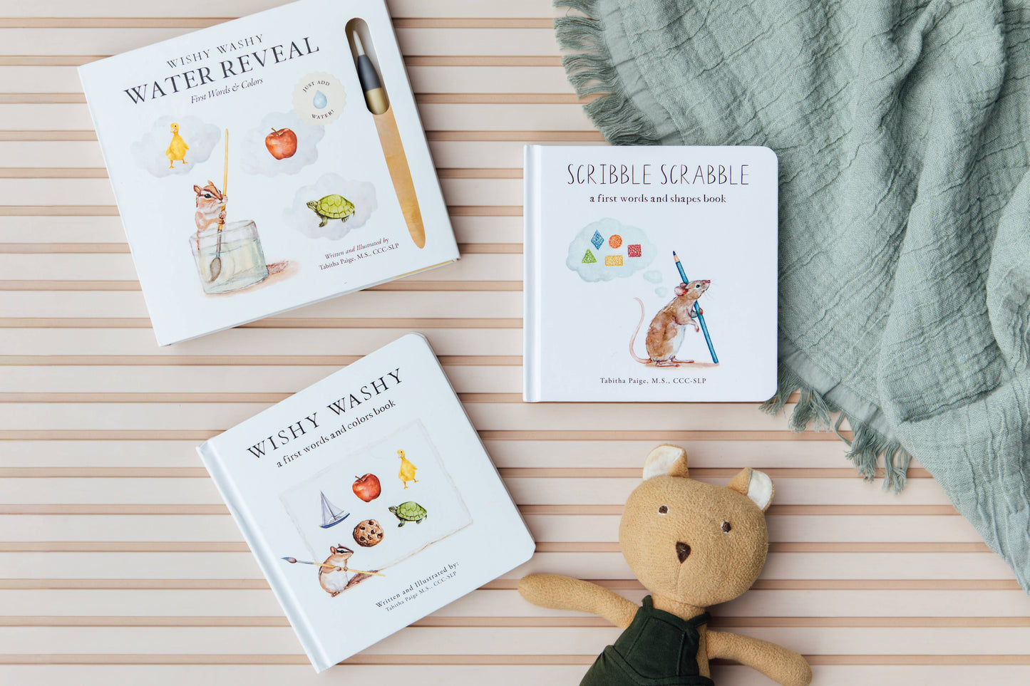 Wishy Washy: A Board Book of First Words and Colors