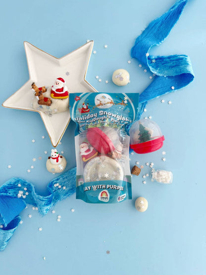 HOLIDAY SNOWGLOBE MINI KIDDOUGH PLAY PACK