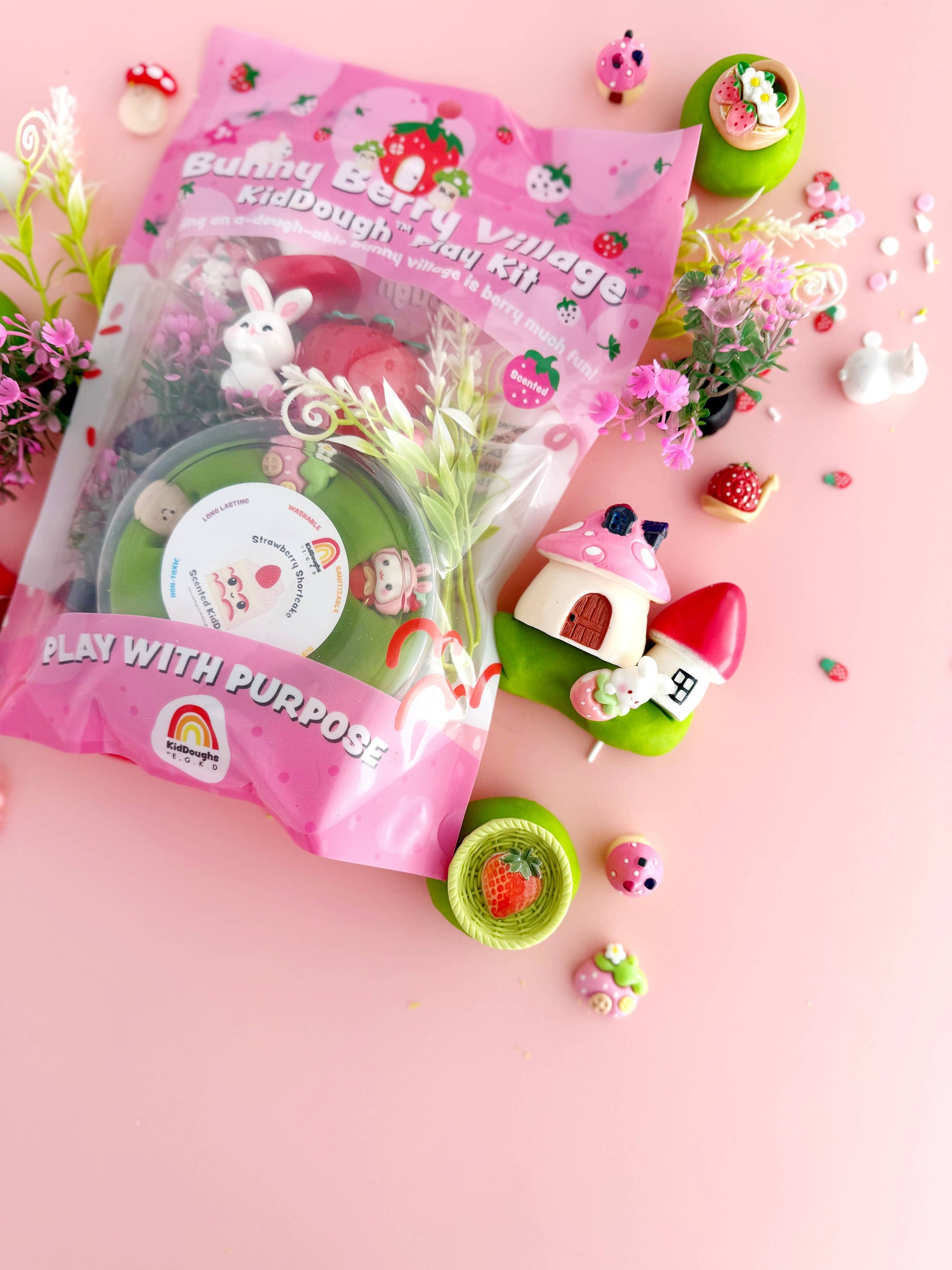 Bunny Berry Village KidDough Play Kit - Persnickety Shop
