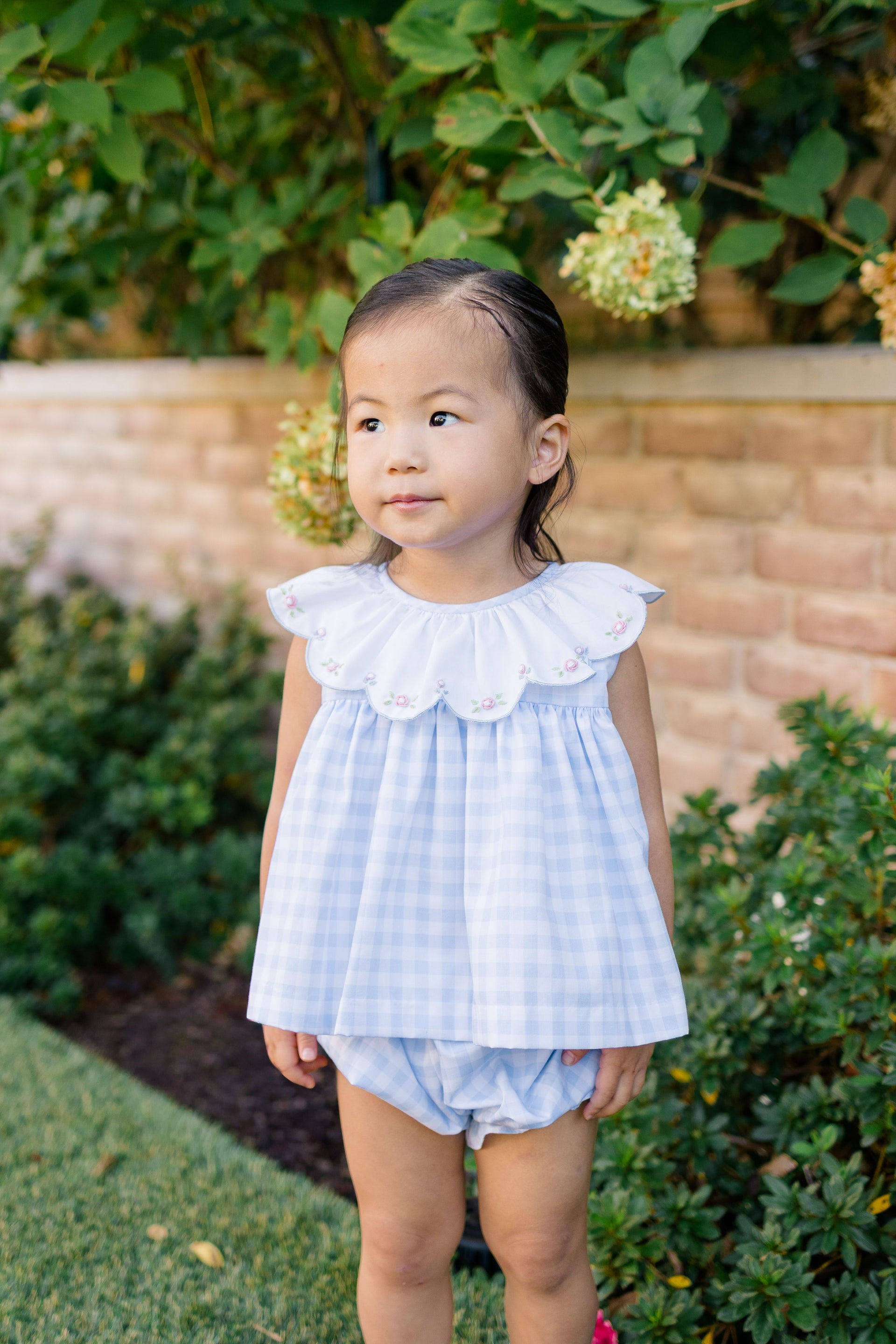 The Proper Peony | Colby Check Bloomer Set - Persnickety Shop