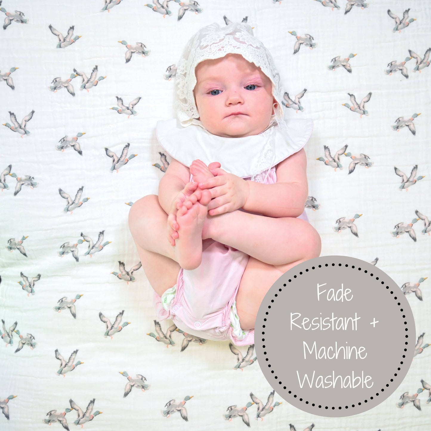 Quackin'up Baby Muslin Cotton Blanket