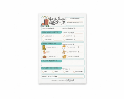 Hotel Guest Check In Playtime Pad®