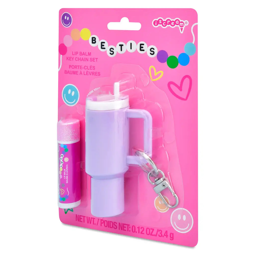 Iscream Besties Lip Balm Key Chain Set - Persnickety Shop