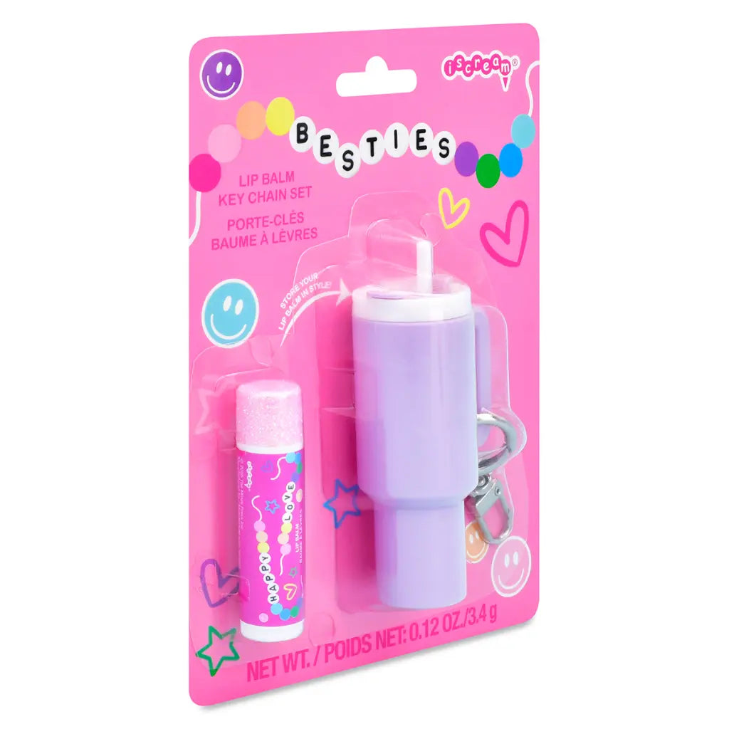 Iscream Besties Lip Balm Key Chain Set - Persnickety Shop