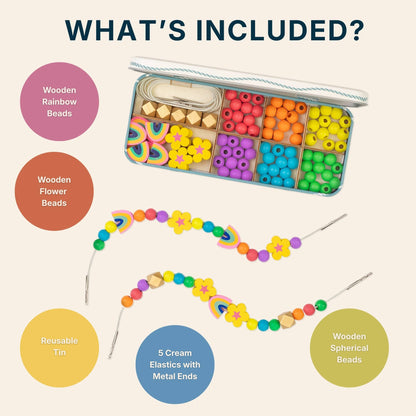Cotton Twist Rainbow Bracelet Bead Kit