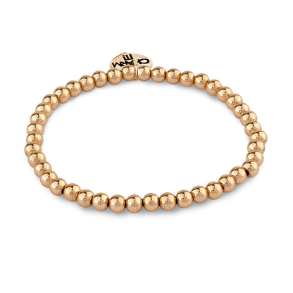 Gold Stretch Bead Bracelet - Persnickety Shop