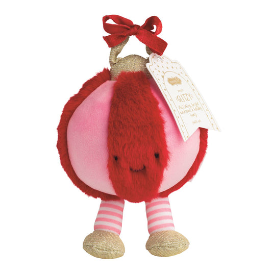 Mud Pie Holiday Plush Pals- Ornament Glitzy