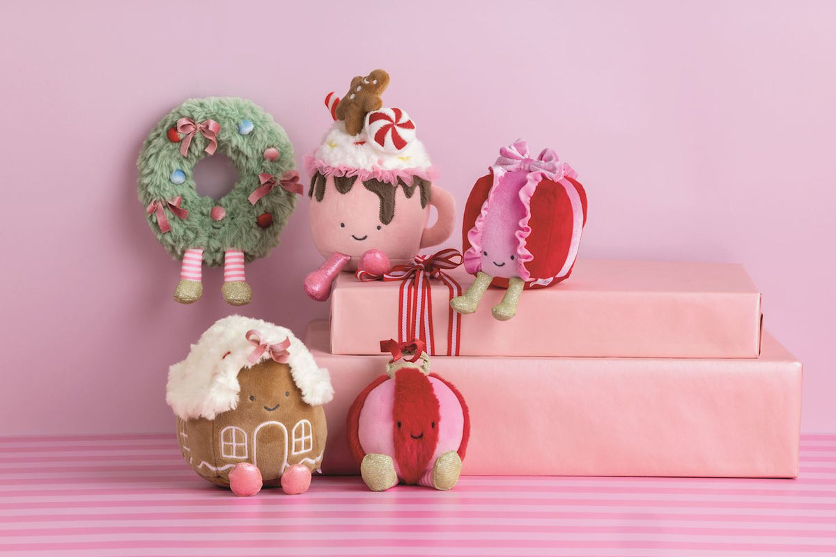 Mud Pie Holiday Plush Pals- Gingerbread House Gemma